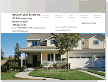 Tablet Screenshot of precisionlocksmith-il.com